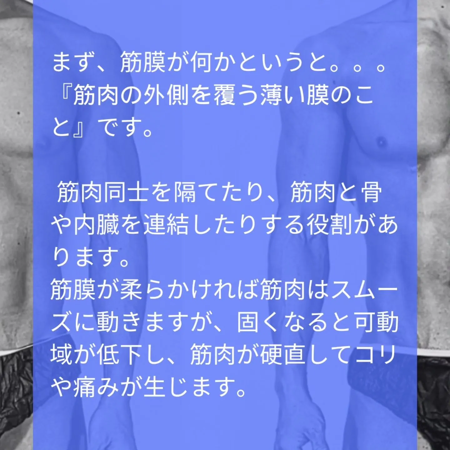 【筋膜リリース】について💡