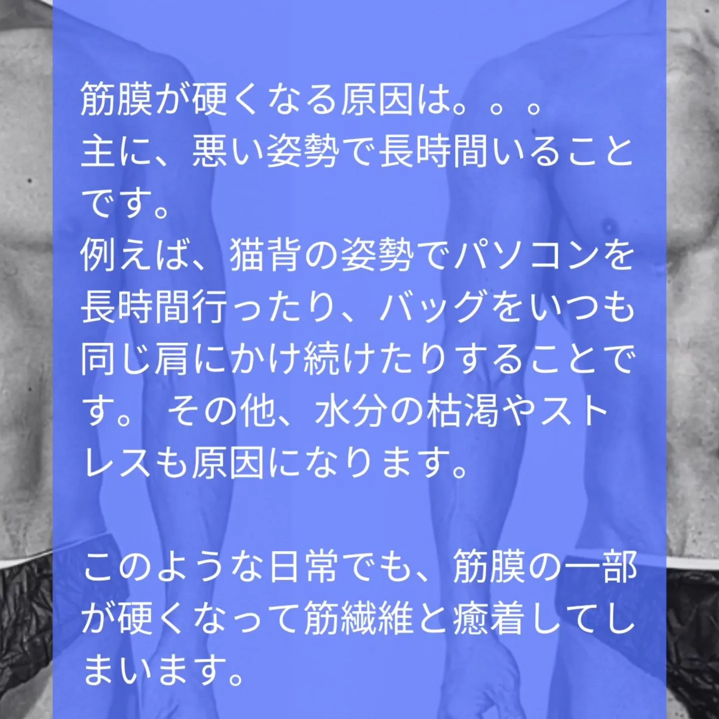 【筋膜リリース】について💡